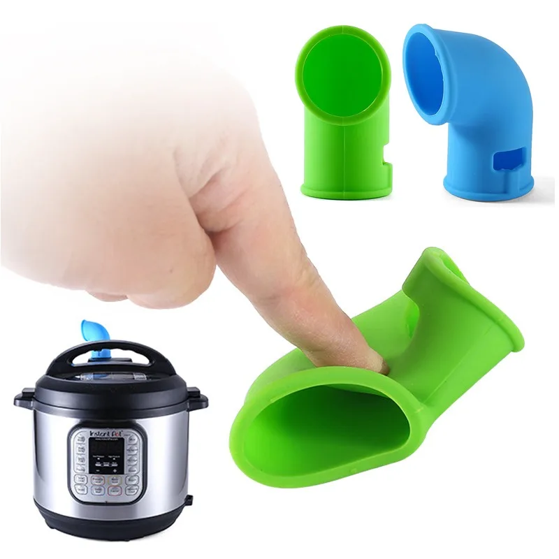 1pc Silicone Pressure Cooker Steam Diverter Release Valve Accessories 360 Rotating Kitchen Instant Pot Silicone Release Pipe