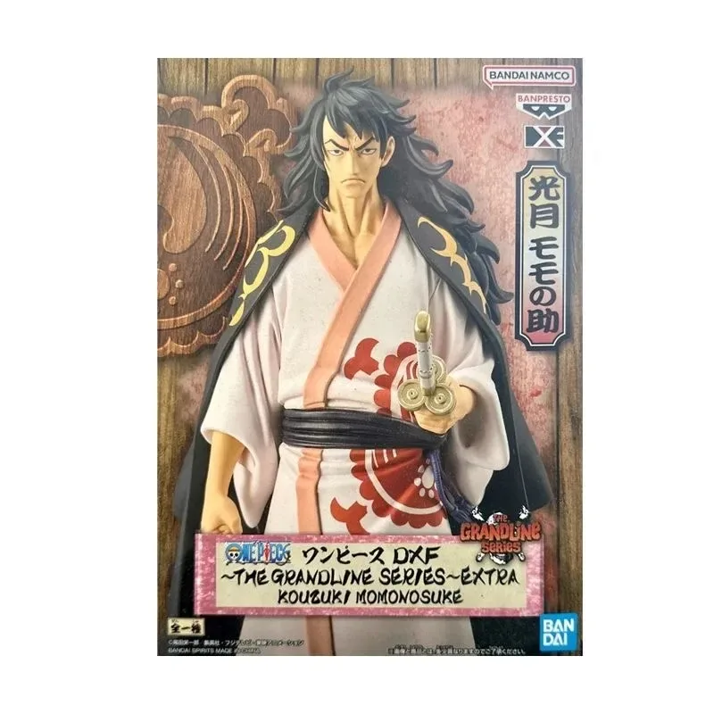 Figuras de acción originales de Anime Bandai ONE PIECE Kozuki Momonosuke, colección de adornos, figuras de juguete, regalo de cumpleaños