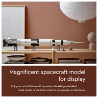 Idea Series Model Space Rocket The Apollo Saturn V Buiding Blocks Bricks Toys for Children Gifts for Kids Birthday Set for You