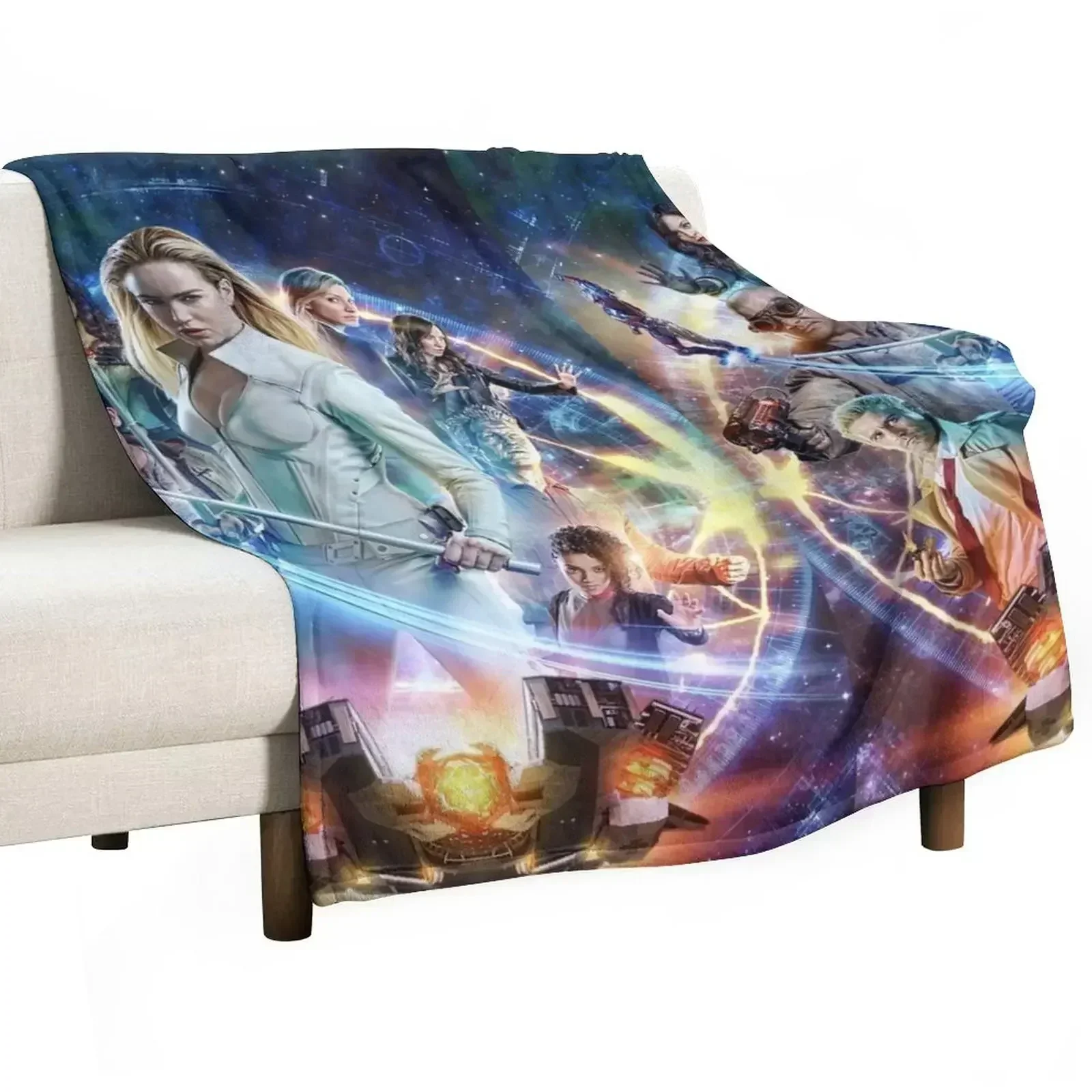 

DC Legend of Tomorrow season 4 Poster Throw Blanket Blankets For Baby Plaid on the sofa Decoratives Thins Blankets