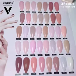 France Transparent Gel Nail Polish Set Nude Pink Vernis Semi Permanant UV Soak Off Gelpolish Nail Art Gel Polish Primer Manicure