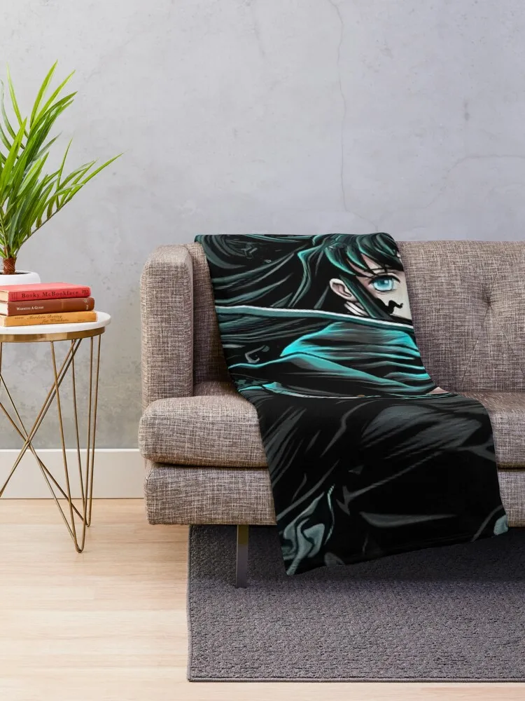 Muichiro Tokito Throw Blanket for winter cosplay anime anime Comforter Blankets