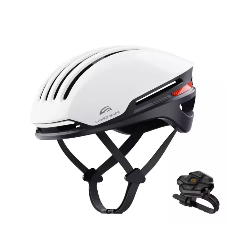 Smart Electric Bicycle Helmet with Integrated Lights for E Bike Scooter Mountain Cycling Safety Headgear Adult Unisex