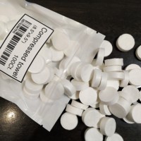 100PCS/LOT Mini Portable Face Care Cotton Compressed Towel For Outdoor Travel Health Sports Fishing BBQ Meet an emergency Towel