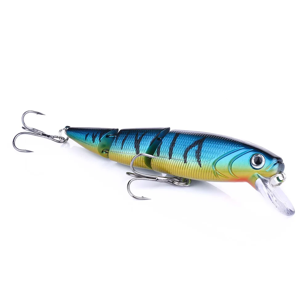 Knotted Fish Fishing Bait Lure Bait 15g Multi-section 3-section False Bait Fishing Gear Plastic Hard Bait Wobblers for Pike Lure