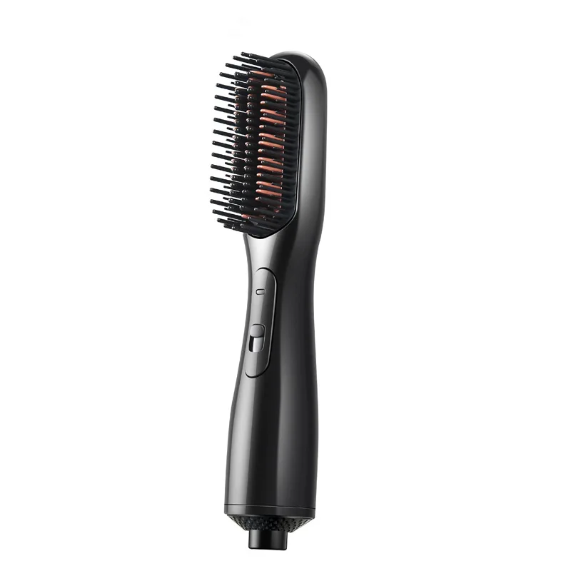

Multifunctional Aluminum Teeth Hot Air Comb Hair Styling Comb Straight Roll Dual-purpose Hair Dryer.