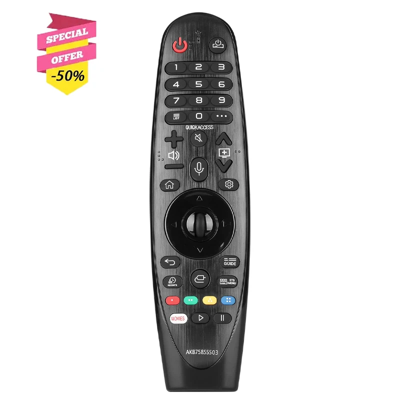 

AKB75855503 IR Remote Control Compatible With L G TV UN804 UN81 UN85 804 UN80 UN74 UN73 UN71 (NO Voice Magic Pointer Function)