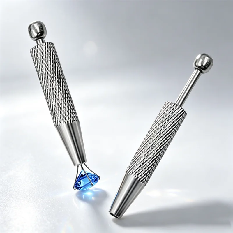 4‑Claw Pick‑up Grabber Tool Stainless Steel Prong Holder Tweezer Catcher For Jewelry Bead Diamond Gem Chip DIY Craft Spare Parts