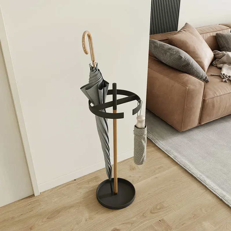 

Подставка для зонтов из кованого железа, напольная креативная подставка-бочка для зонтов, окрашенный держатель для зонтов для прихожей, с дренажным отверстием для хранения