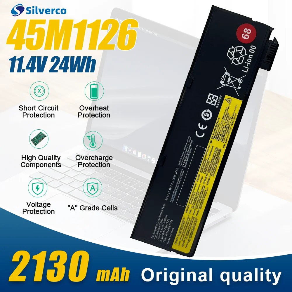T440 T440S X240 X240S batería del ordenador portátil para Lenovo ThinkPad T550 T560 N1741 45N1128 45N1126 45N1734 45N1127 45N1136 45N1138