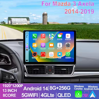 13.1 inch For Mazda 3 Axela 2014 - 2019 Android 14 Multimedia Video Player 4G WIFI Navigation GPS Carplay auto