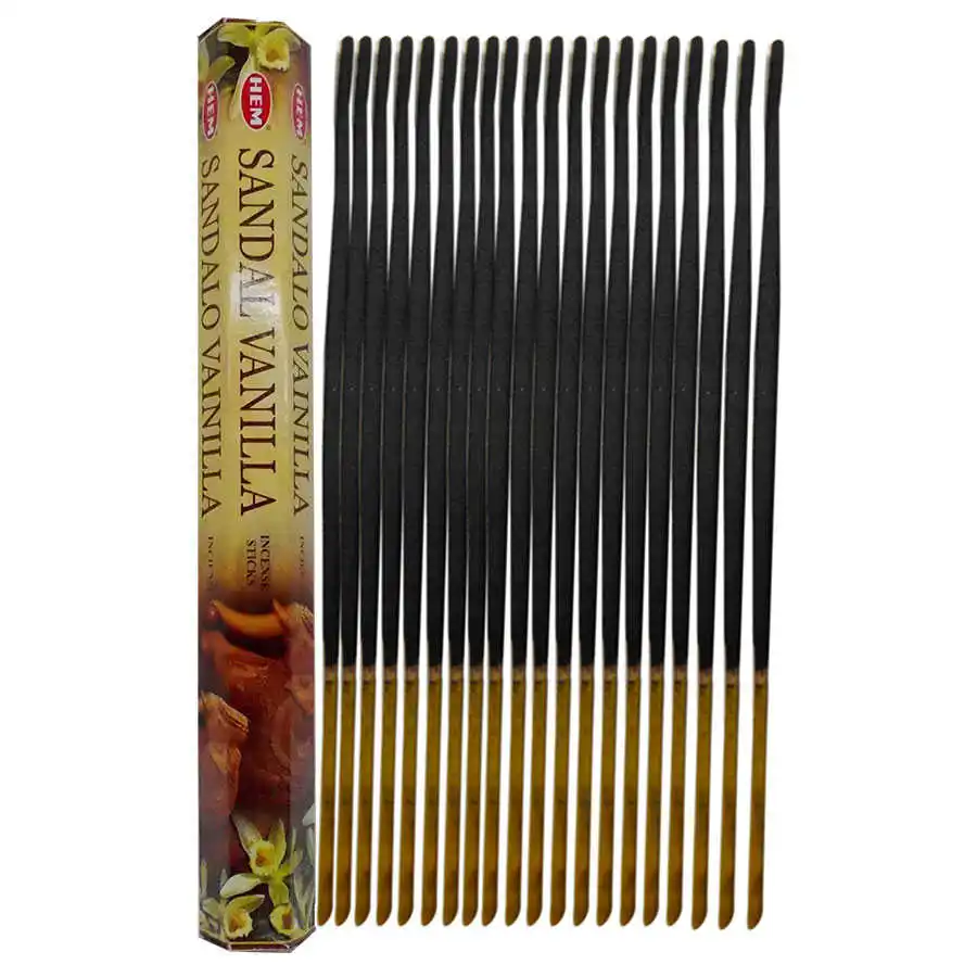 Sandalwood Vanilla Scented 20 Stick Incense-Sandalwood Vanilla