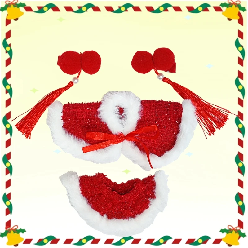 

for 17cm Labubu Doll Clothes Fashion Clothes Penguin Snowman Plush Sets Doll Clothes Christmas Dolls Accessories Gifts