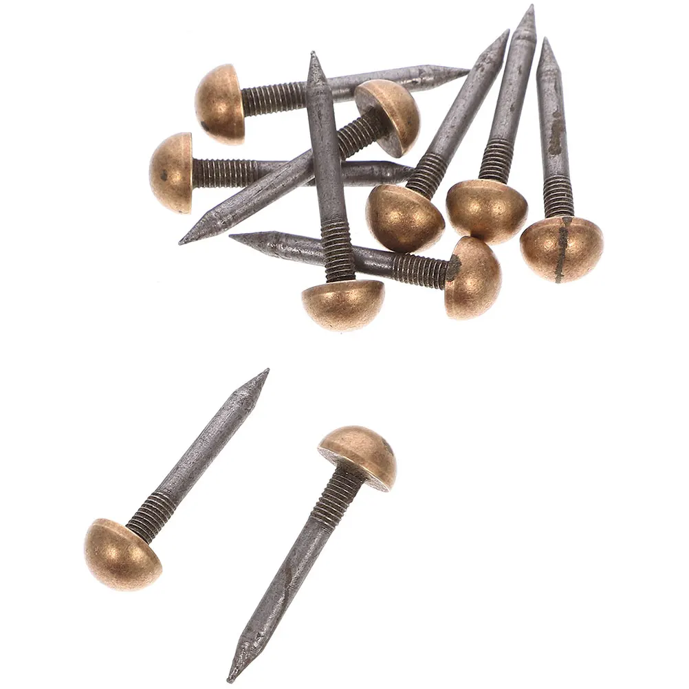 

10 Pcs Decoration Furniture Furniture 1 0CM Gun Black Upholstery Decorative Nail Tacks Carpet Tacks Nails for Sofa DIY