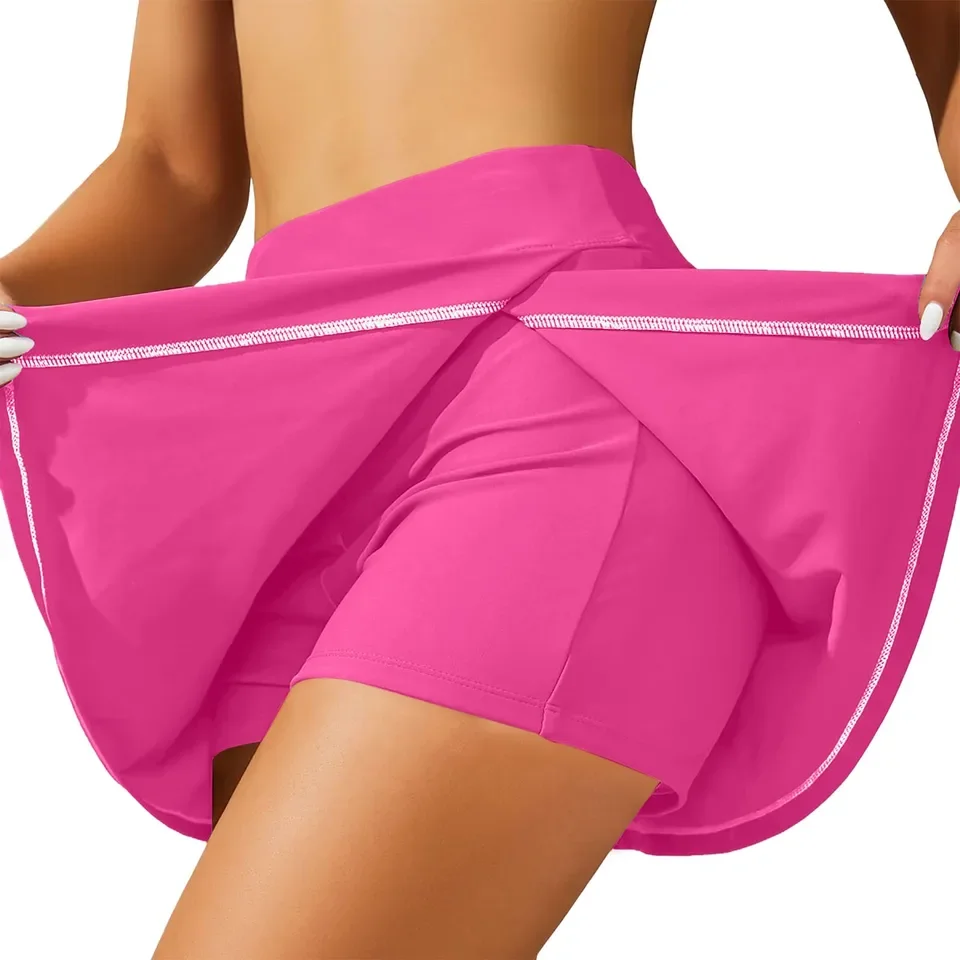 

Plus Size High Waisted Swimming Shorts Women'S Swim Skirt Belly Tightening Swim Dress Built In Shorts купальник женский 2025