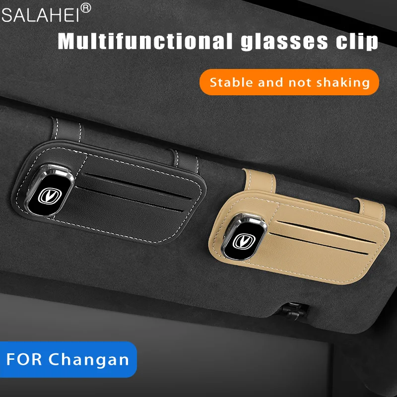 Car Eyeglass Holder Glasses Storage Clip For Changan CX70 CS55 CS75 Plus CS35 Filter Bunper CS15 Alsvin Hunter Auto Accessories