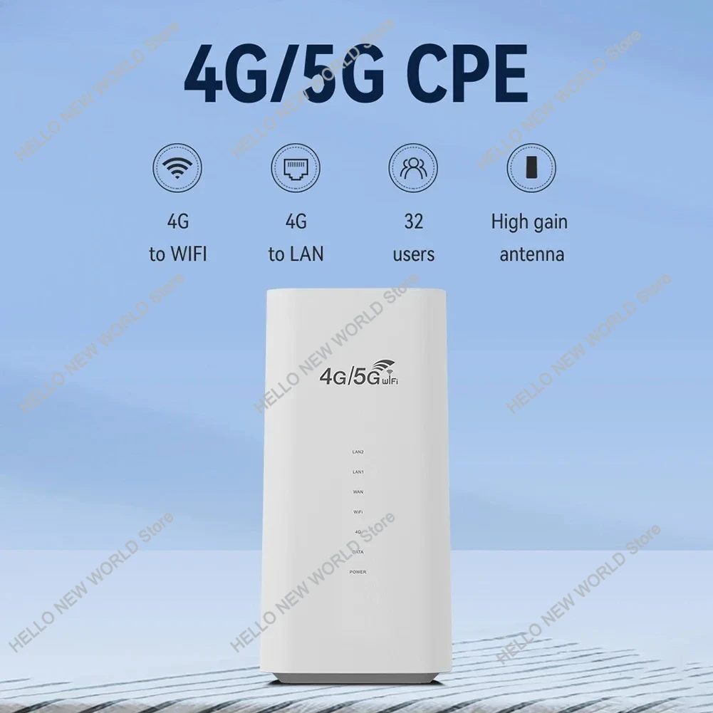 4G LTE موزع إنترنت واي فاي 300Mbps 3LAN VPN CPE RJ45 مع فتحة بطاقة Sim هوائي مدمج لجهاز توجيه مودم لاسلكي لشبكة المكتب المنزلي