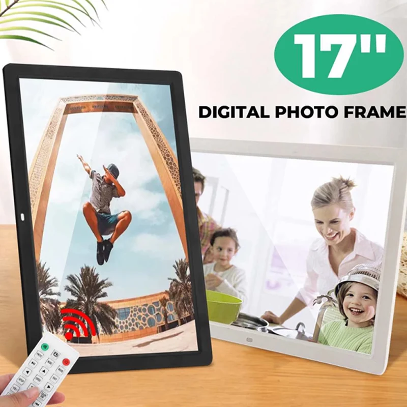 高解像度液晶画面を備えたデジタルフォトフレーム、新技術、17インチ