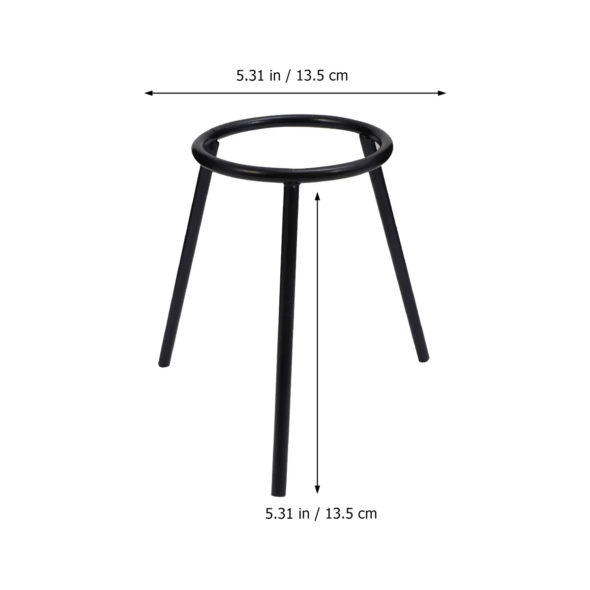 

2Pcs Tripod Alcohol Lamp Support Stand Sturdy Iron Heat Resistant School Chemistry Laboratory Equipment Tripod