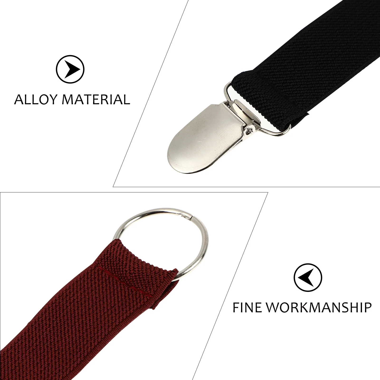 

6Pcs Elastic Hat Clips Multipurpose Adjustable Portable Travel Hat Caps Clips Lightweight Outdoor Travel Accessories