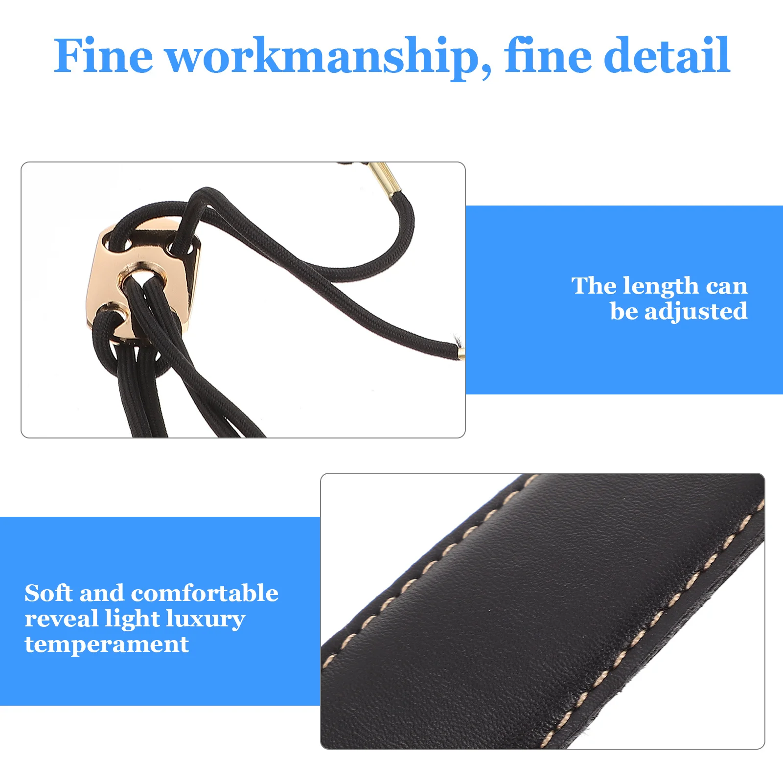 

2 Pcs Saxophone Strap Comfortable Belt Body Supply Compound Cotton Harness Neck
