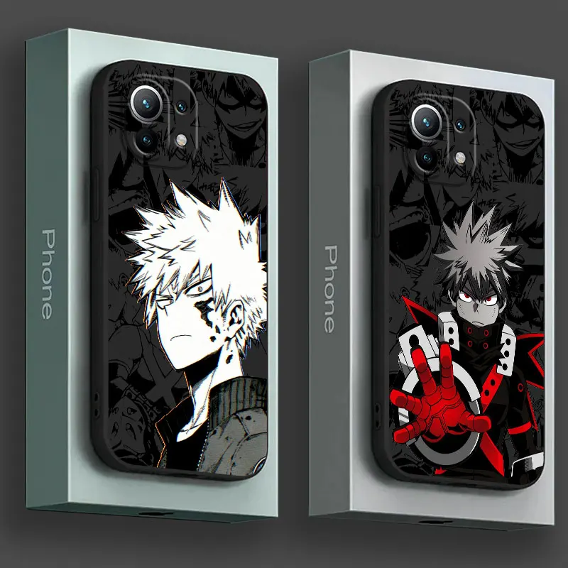 Katsukis My Heros Bakugos Academias Чехол для телефона для Xiaomi Poco X7 M7 Pro X3 X5 X6 M5 F6 Mi F7 15 Ultra 14T 13T 12T 11T Pro Cover