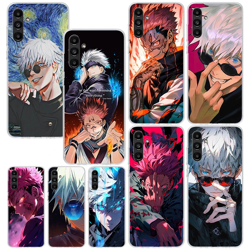 Hot Anime Jujusu-Kaisen Phone Case For Samsung Galaxy A15 A25 A35 A55 A14 A24 A34 A54 A13 A23 A33 A53 A12 A22 A32 A52 A05S A04S