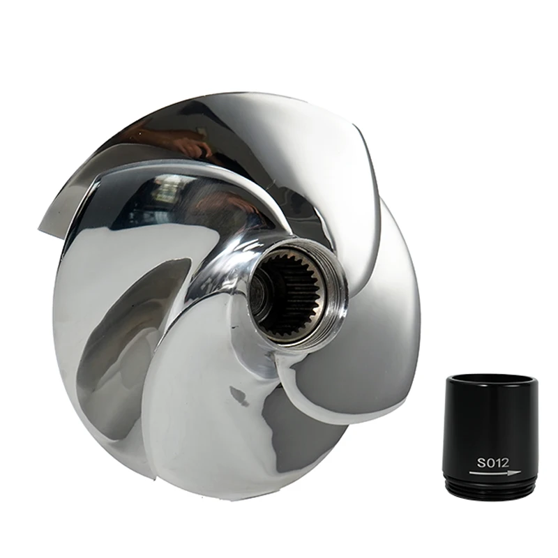 

159-мм импеллер для гидроцикла, замена для Seadoo RXP-X 255&260/RXP 215/RXT 215, полированный 4-лопастной морской гребной винт