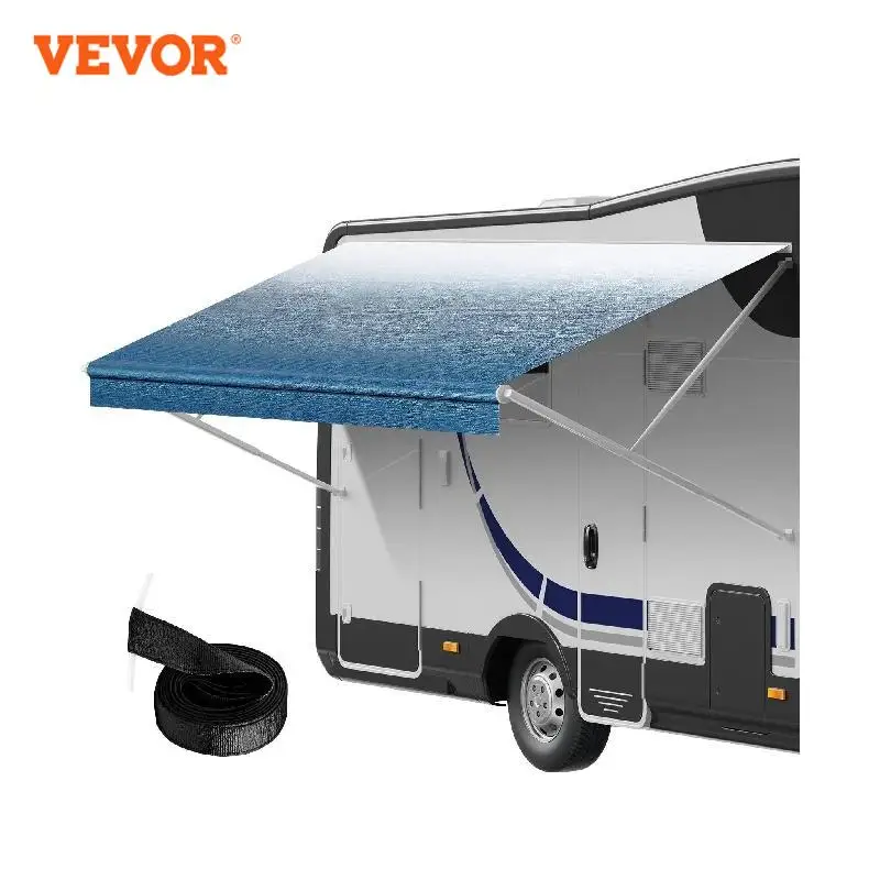 

VEVOR RV Awning Fabric Replacement 20'2" Fabric Length for 21' Awning Heavy Duty 3-Ply 16oz PVC Camper Awning Fabric Waterproof