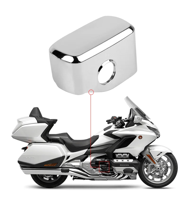 PANICAL Chrom-Dekorationsabdeckung für Honda Goldwing GL1800 2018-2026 Motorrad Vorder- und Heckgehäuse Schutz Zubehör – Detail 15