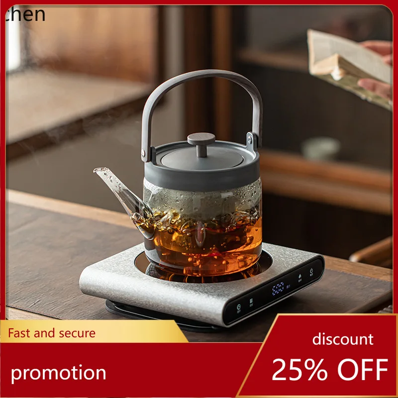 

ZML small glass kettle tea maker, tea pot for home use, electric stove for tea brewing