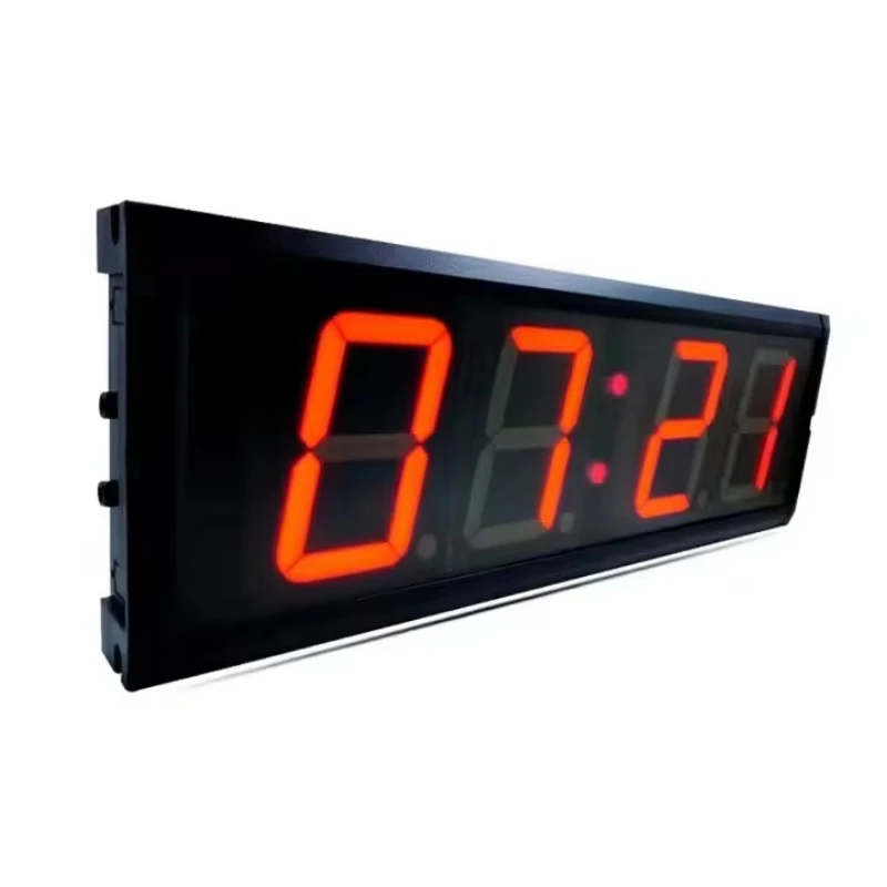 Multifunctional 4-digit 1-inch Manual Timer Light Emitting Diode Competition Digital Alarm Clock Synchronized Mini Kitchen