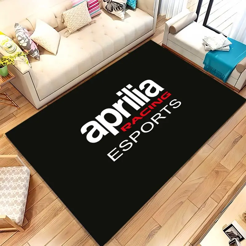 Retro A-Aprilia Racing Car Moto Living Room Non-Slip Area Rug Soft Carpet for Bedroom  Playroom Sofa,Home Decor Doormat Gift