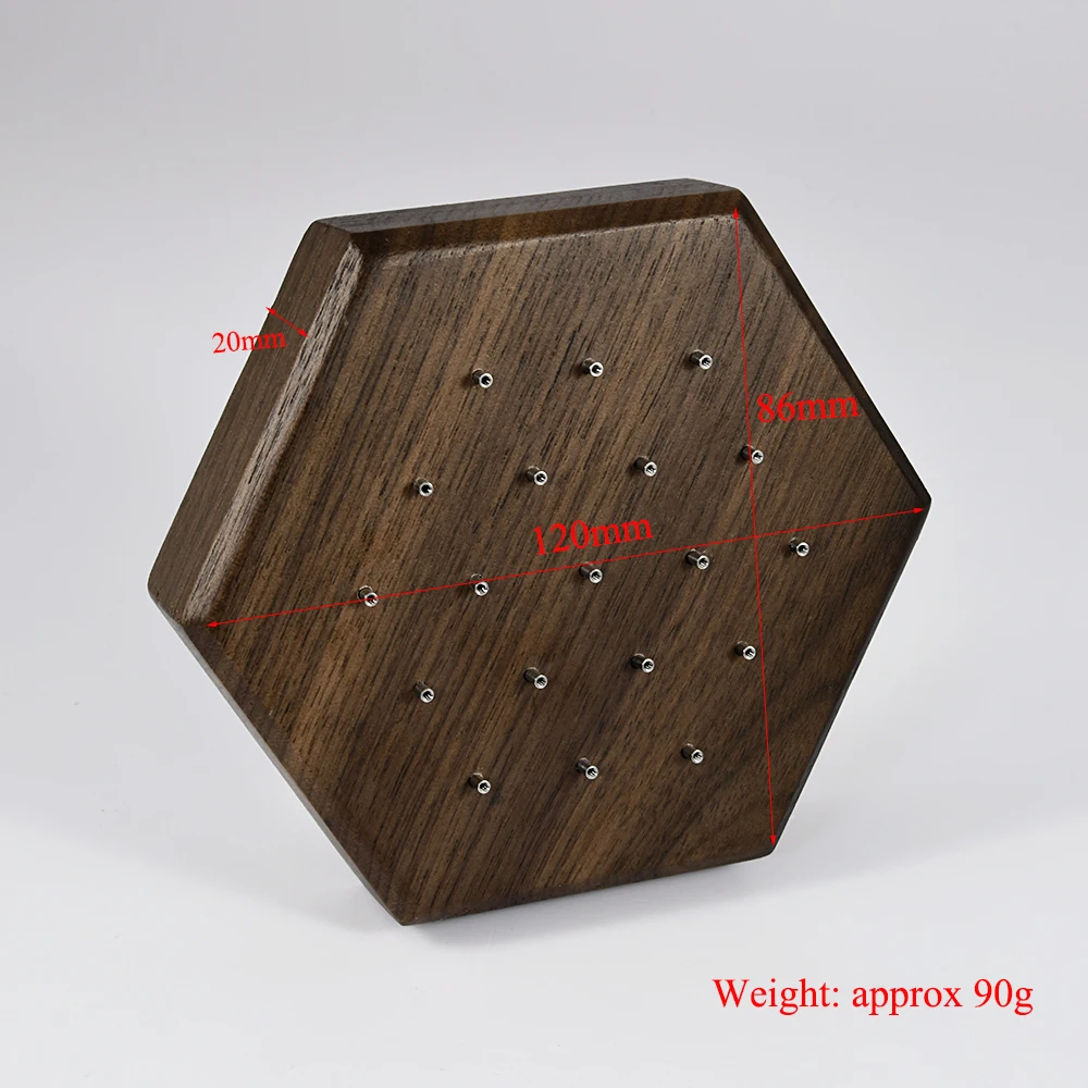 Solid Wood Stand for Body Piercing Jewelry Display