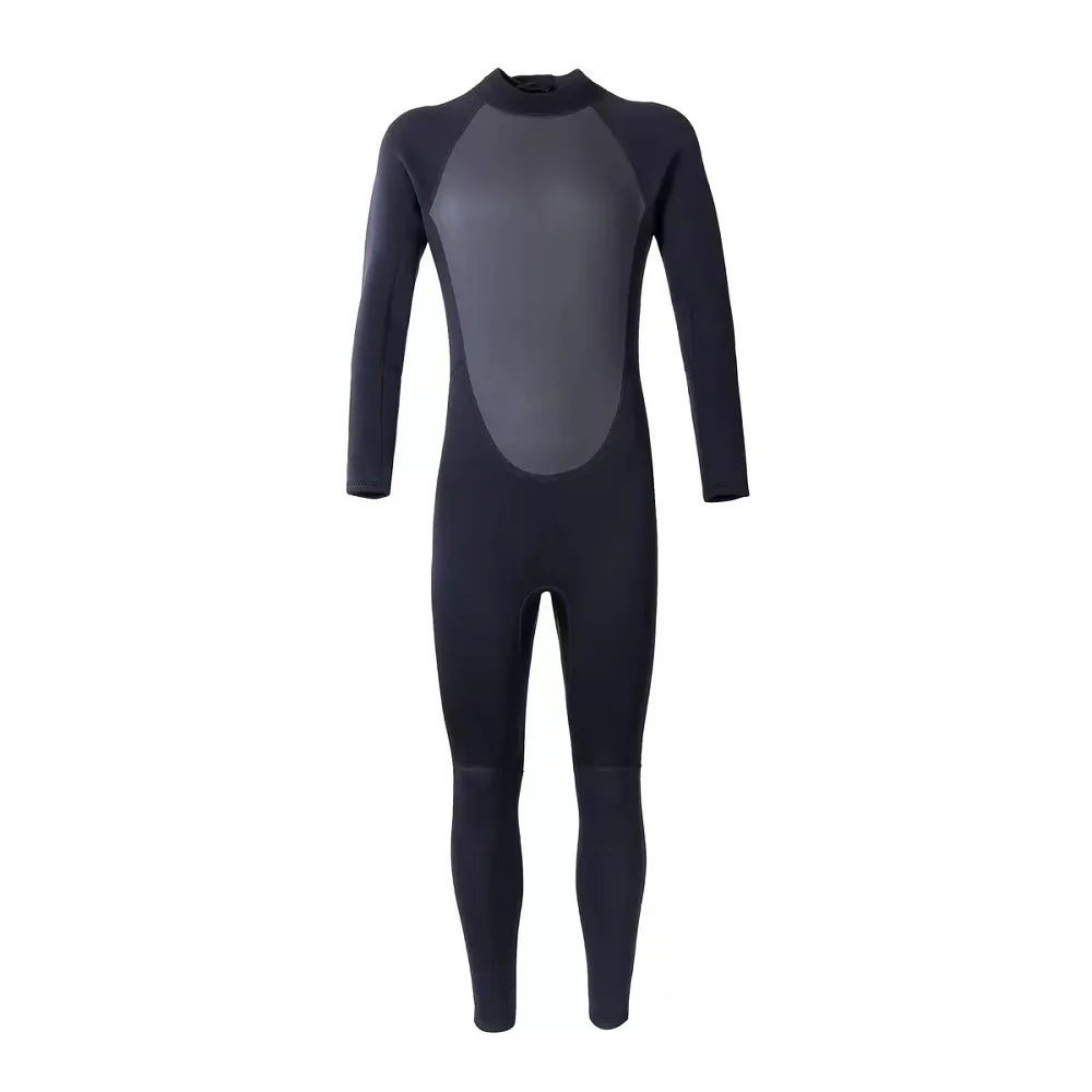 

Men's 3mm Back Zipper Neoprene Wetsuit, Abrasion-Resistant Diving Suit for Surfing Snorkeling Freediving, Thermal Protection