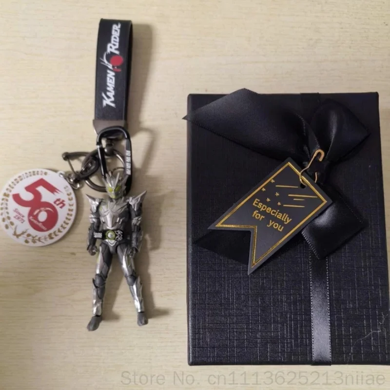 Kamen Rider Keychain Car Key Pendant 50th Anniversary Decade Figure Backpack Charm Men Bag Decor Creative Gift Anime Peripheral view 6