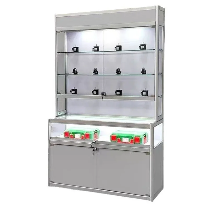 Jewelry Counter Gold and Silver Jewelry Cabinet Beauty Salon Cosmetics