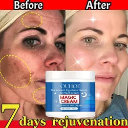 Magiczny przeciwzmarszczkowy krem do twarzy natychmiastowy lifting ujędrniający Anti-Aging znikną drobną linią wybielanie nawilżający naprawa matowość pielęgnacja skóry