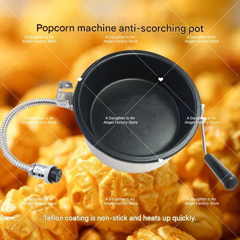 Olla antiadherente antiquemaduras comercial universal de 8 onzas para pelar maíz esférico - Utensilios de cocina antiadherentes