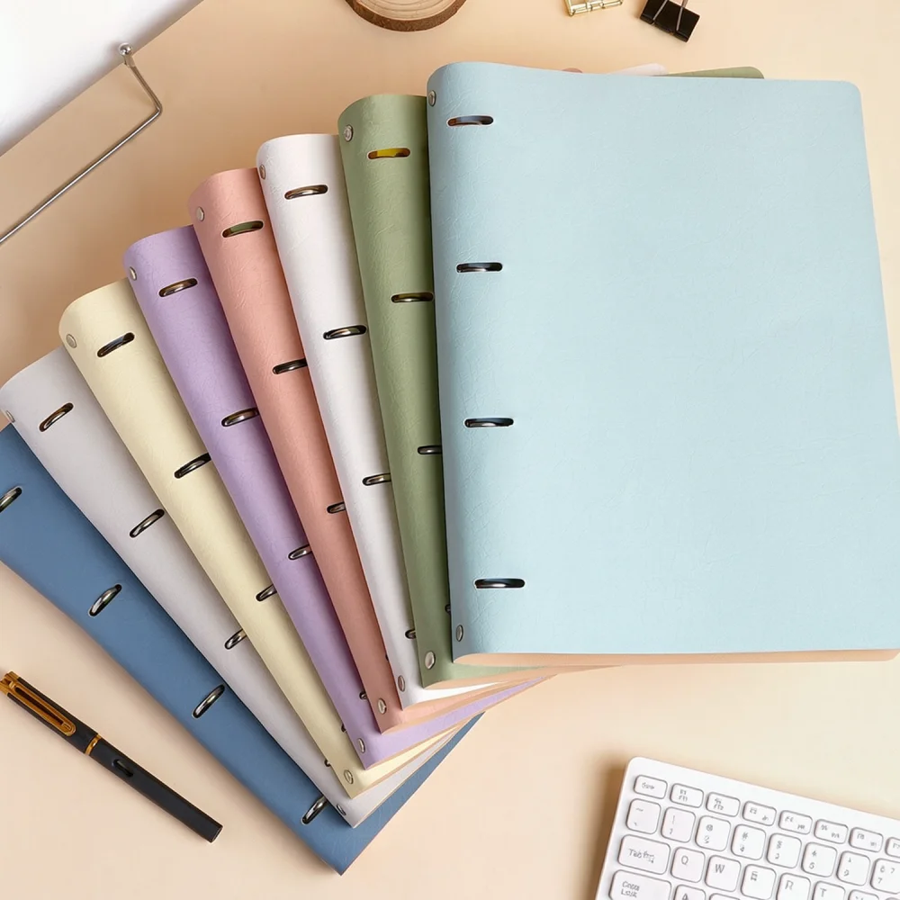 Durable A4 Loose Leaf Planner For For Mengjin Notebook Thick Paper Writing Notepad Organizer Student Study School Stationery