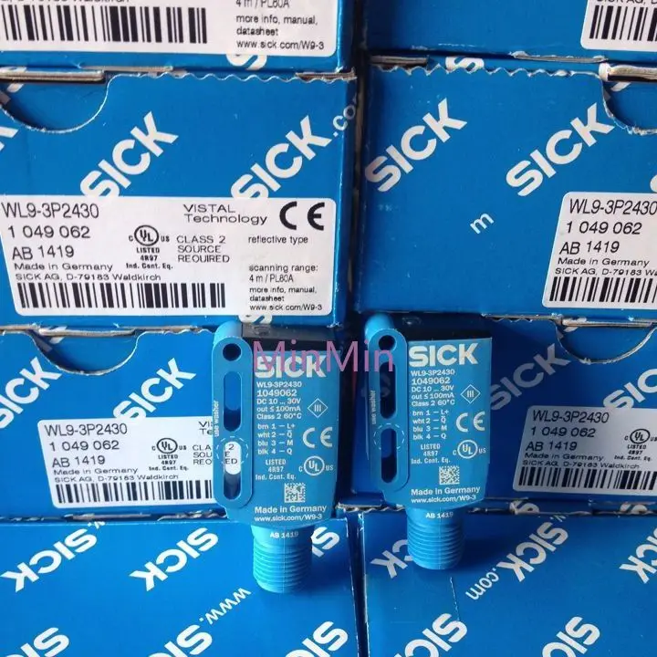 

New original SICK reflective photoelectric switch WL9-3P2230 WL9-3P3430 WL9-3P2430