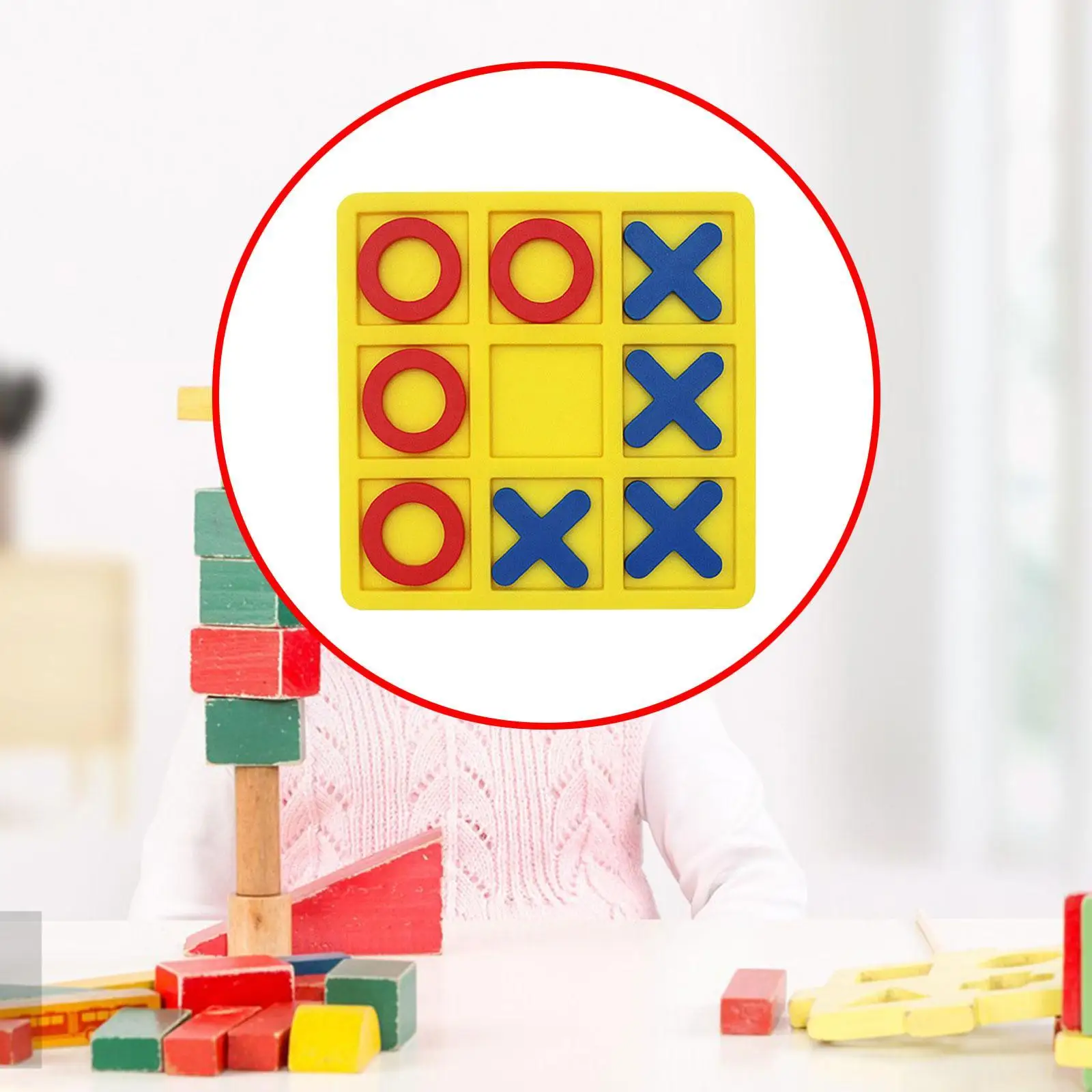 Jeu d'échecs classique XO Tic TAC Toe, jeu de société pour adultes et enfants, salon