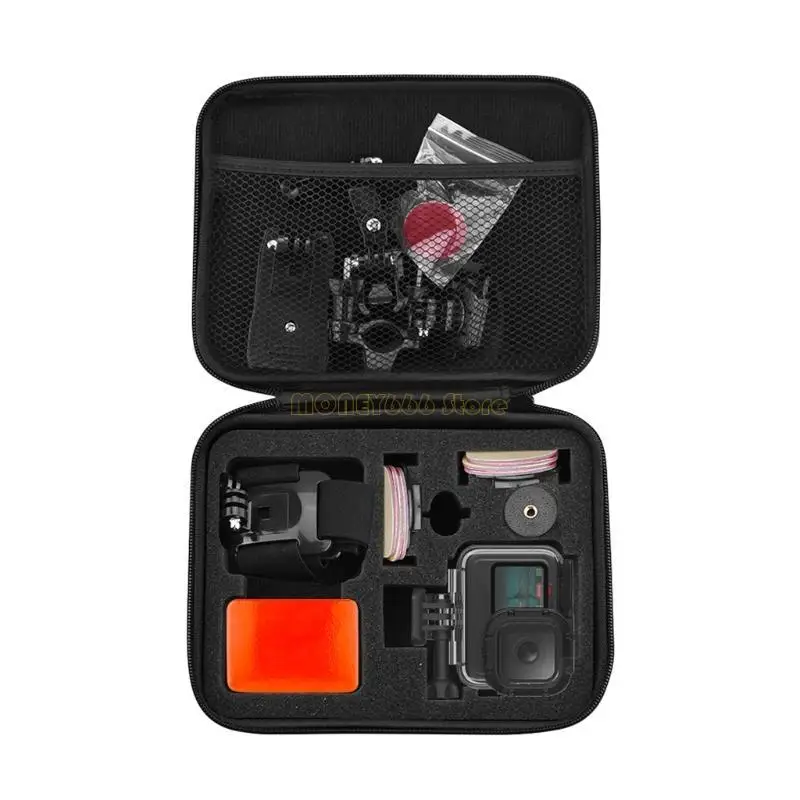 F62C Storage Bag Cases For Hero 10/9 Camera Clutch Storage Box Container Holder