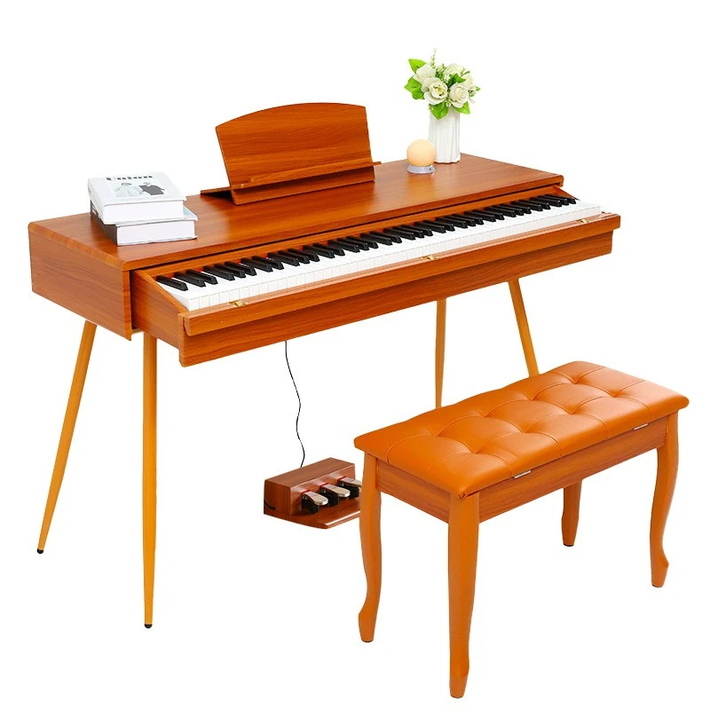 

Hooqu 88-Key Electric Piano Solid Wood Desk Electric Piano Children's Beginners Professional Kindergarten Teachers Universal
