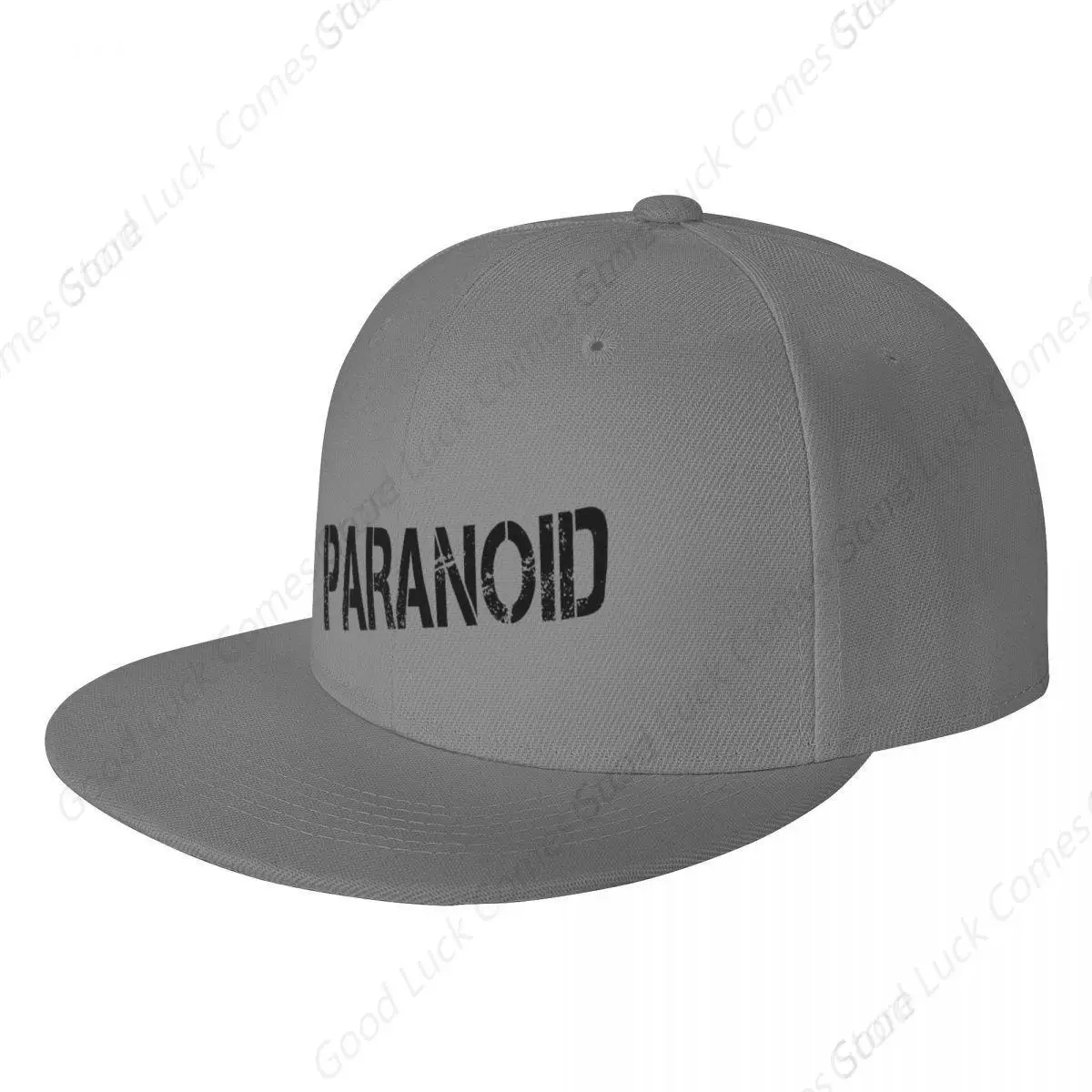 Paranoid Hat Solid Hip Hop Cap For Men Snapback Hat Women's Baseball Caps Adjustable Flat Brim Bill Plain