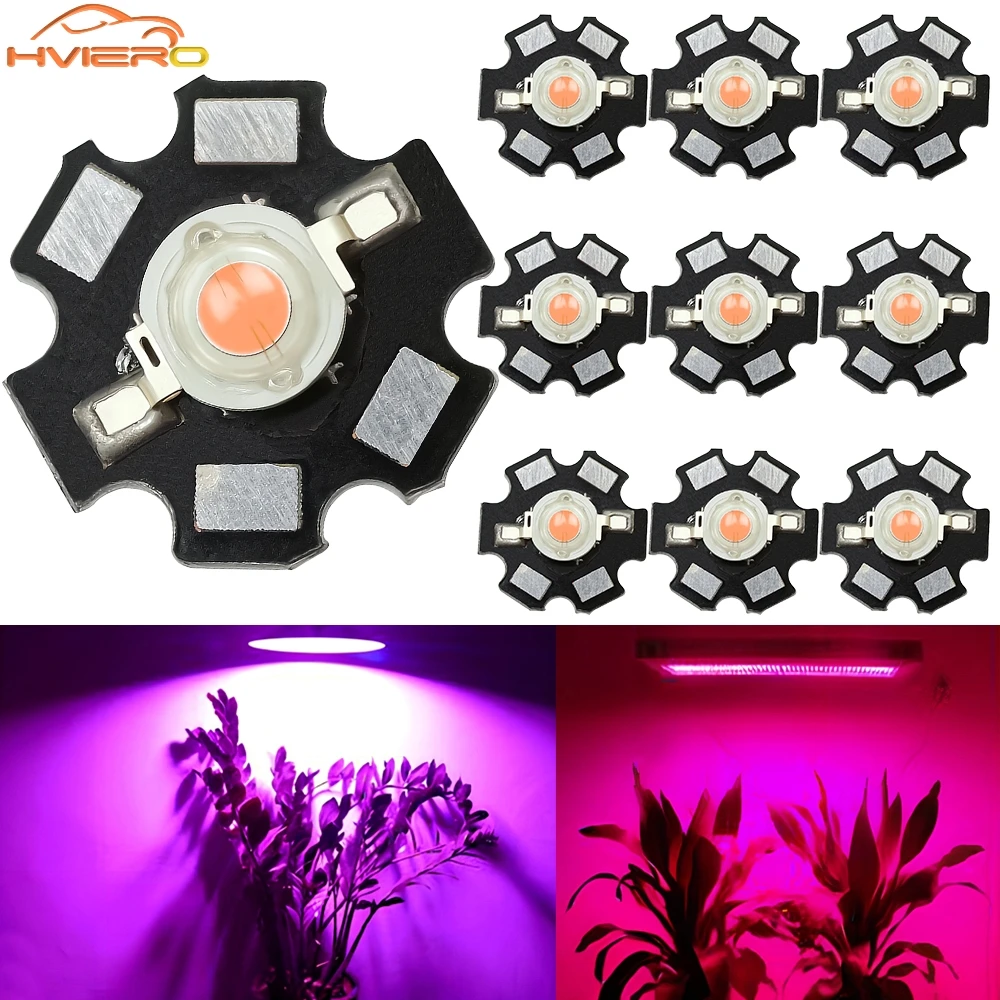 10pcs 3W High Power Chip white Red Blue Green light Bead Emitter LED Bulb Diodes Lamp Beads with 20mm Star PCB Platine Heatsink
