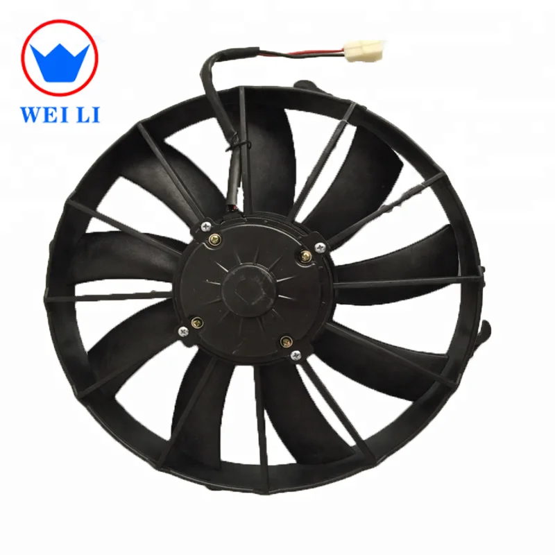 Aftermarket 24volts 9 Blades Bus air Conditioning Condensing Fan Assembly for KINGLONG