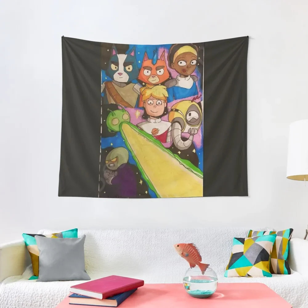 Final Space Tapestry Aesthetic Room Decoration Cute Decor Decorations For Room Wall Decorations Tapestry