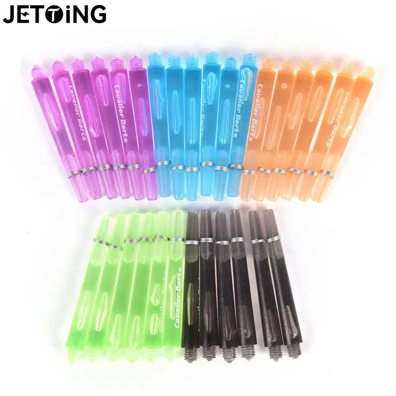 

6pcs with O Ring 2BA Thread 5 Colors Nylon Dart Shafts Dart Accessories 45mm