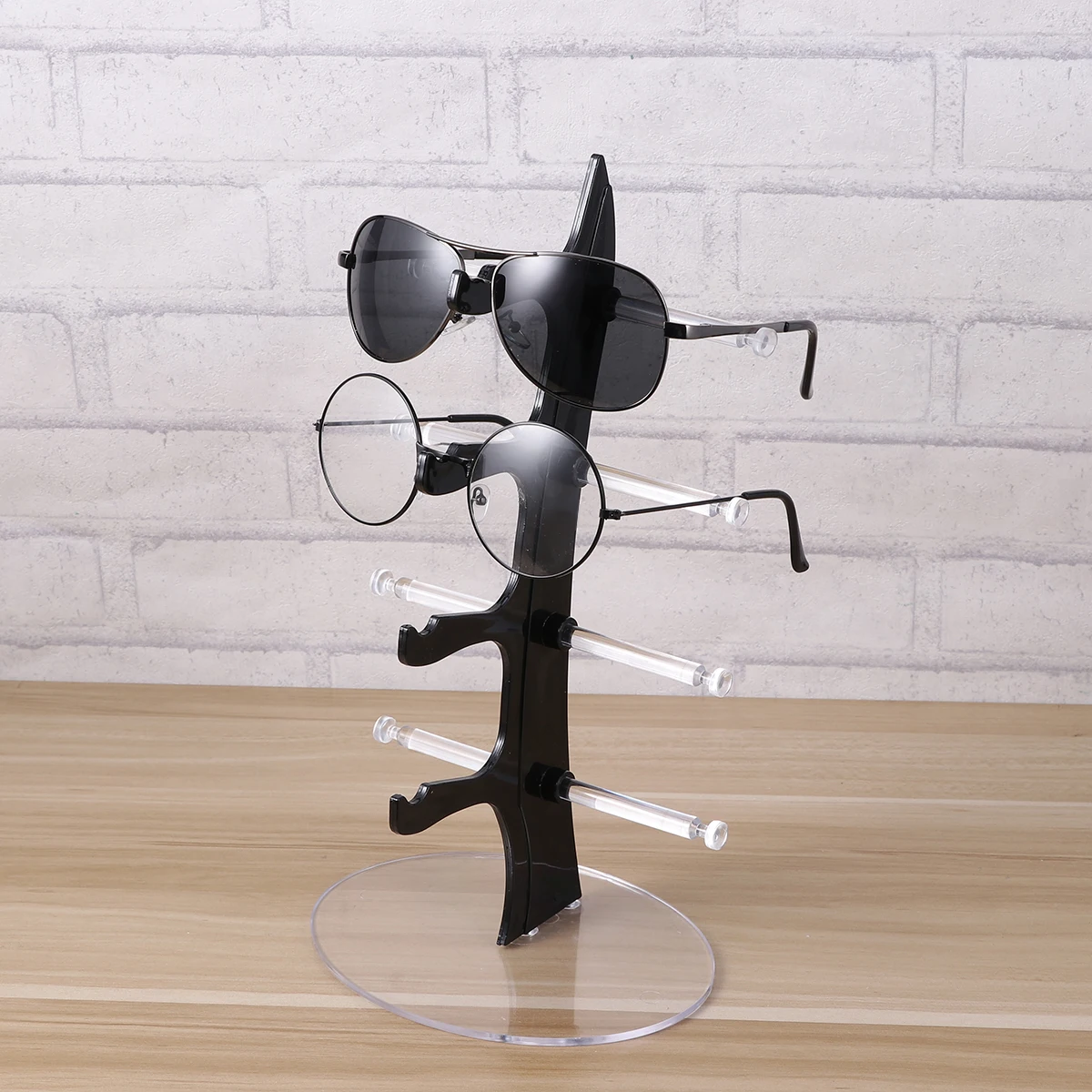 

Glasses Display Stand Eyeglass Holder Rack Outdoor Sunglass for Home Sunglasses Travel